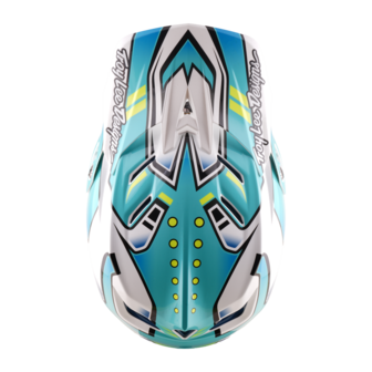 TLD D4 Composite MIPS Helmet Crest - Real Teal 2026 Above