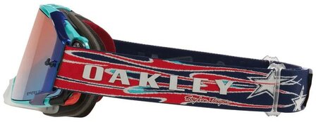 Oakley Airbrake MX Goggle TLD Blue - Prizm Sapphire Lens Side