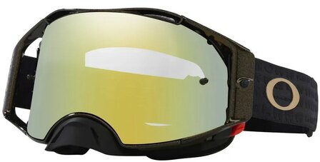 Oakley Airbrake MX 50TH Anniversary - 24K Iridium lens Front