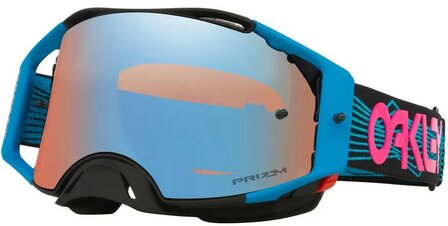 Oakley Airbrake MX Blue Wired Prizm Sapphire Iridium goggle Front