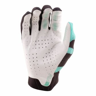 TLD Air Glove Cyclops Carbon/Real Teal 2026 Back