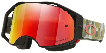 Oakley Airbrake MTB Goggle Grn Camo - Prizm Torch Lens Front