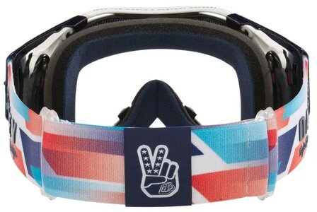 Oakley Airbrake MTB Goggle TLD ICE White - Clear Lens Back