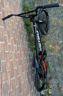 Meybo Holeshot Black/Red BMX Fiets Pro 22.5