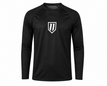 Insanity Industries Solid BMX Shirt Black Front