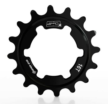 SD-X Sniper Evo Alloy Cog Black