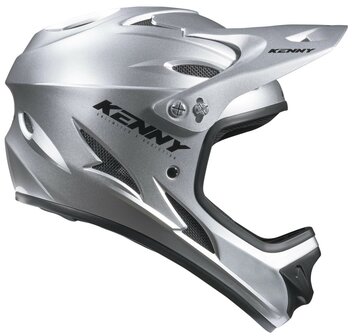 Kenny BMX Downhill Helmet Grey Zij aanzicht