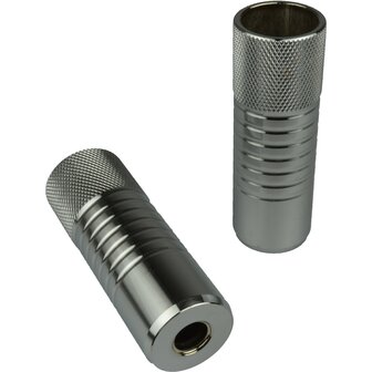 BMX Axle Pegs 38mm 10/14mm z/draad Zilver
