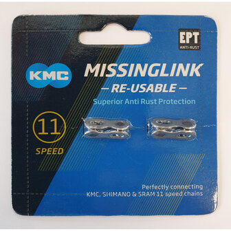 KMC MissingLink 11R EPT Zilver Package