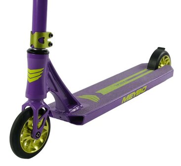 Meybo Rascal Stunt Scooter 120mm Purple/Neon Yellow