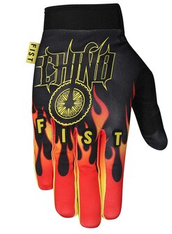 Fist Flame - Chino Bracton - BMX Glove Front  right