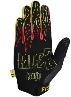 Fist Flame - Chino Bracton - BMX Glove Back left