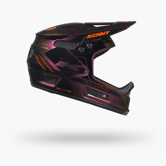 Kenny BMX Elite Helmet Graphic + Orange Chameleon 2026 Side