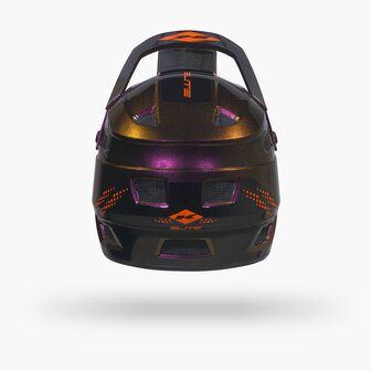 Kenny BMX Elite Helmet Graphic + Orange Chameleon 2026 Back