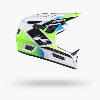 Kenny BMX Elite Helmet Graphic + Neon Green 2026 Side