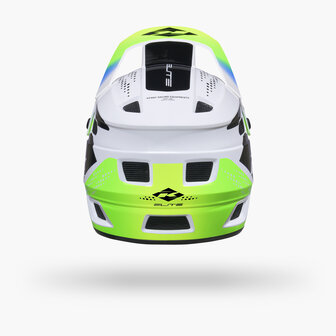 Kenny BMX Elite Helmet Graphic + Neon Green 2026 Back
