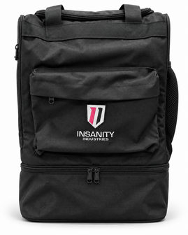 Insanity Industries Helmet/Gear Backpack Black Front
