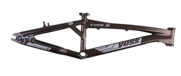 Yess Type X Frame Metallic Brown BMX World