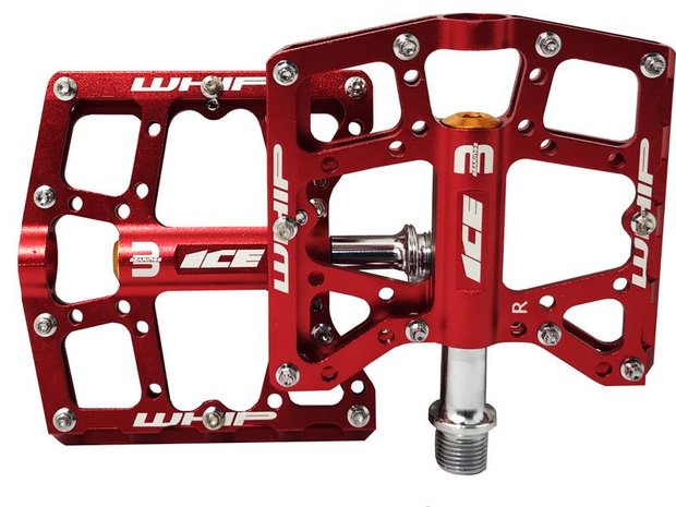 ICE Whip Flat Pedal Rouge