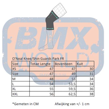 O'Neal Knie/scheen protectie Park FR Carbon look BMX World