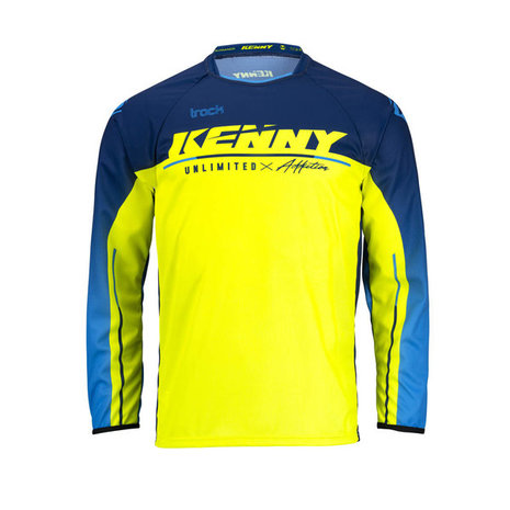 Kenny Track Focus Shirt Navy Yellow 2022