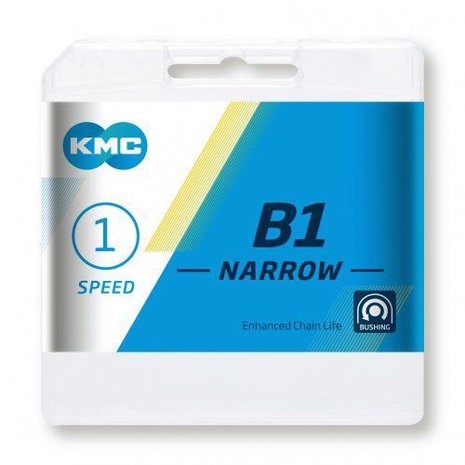KMC B1 Narrow ketting Zilver BMX World
