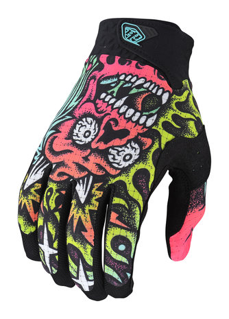TLD Youth Air Glove Skull Demon Orange-Green 2022 BMX World
