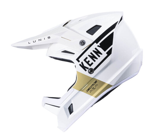Kenny Decade Lunis White Gold Helmet 2023 MIPS