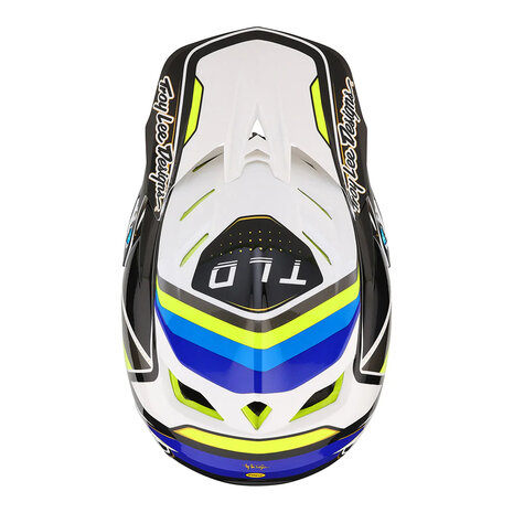 TLD D4 Composite Helmet Reverb White Blue 2023
