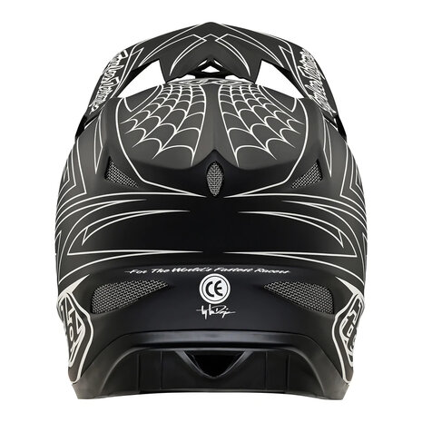 TLD D3 Fiberlite Spiderstripe Black Helmet 2023