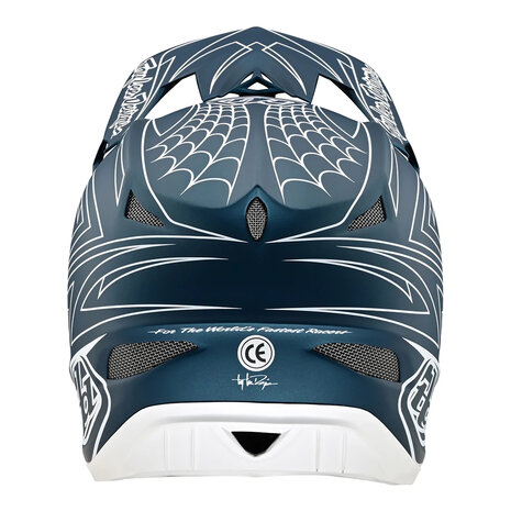 TLD D3 Fiberlite Spiderstripe Blue Helm 2023