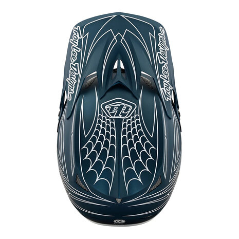 TLD D3 Fiberlite Spiderstripe Blue Helm 2023