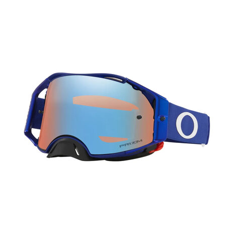 Oakley Airbrake MX Moto Blue Prizm MX Sapphire Iridium Lens