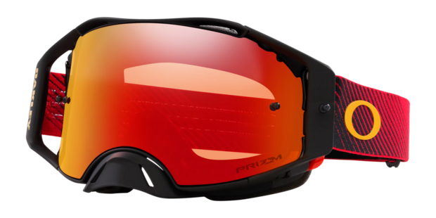 Oakley Airbrake MX  Red Flow - Prizm Torch lens