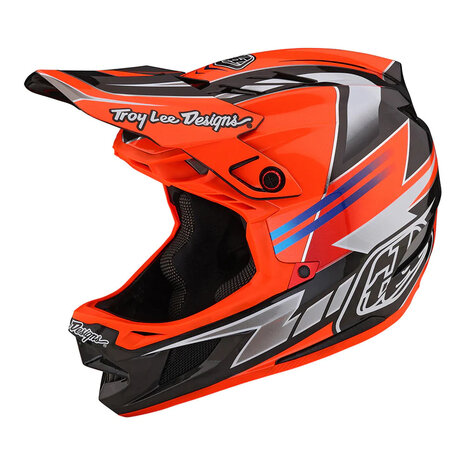 TLD D4 Carbon Helmet Saber Red 2024