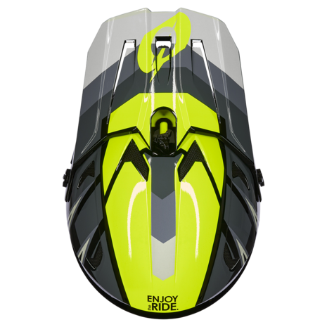 O'Neal Sonus Split Black/Neon Yellow Helm V.23