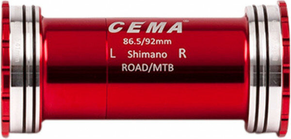 Cema Ceramic Bottom Bracket BB86/92 Red