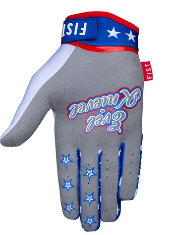 FIST Evel knievel Glove White BMX World