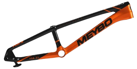 Meybo 2025 HSX Carbon Bmx Race Frame Black/Orange