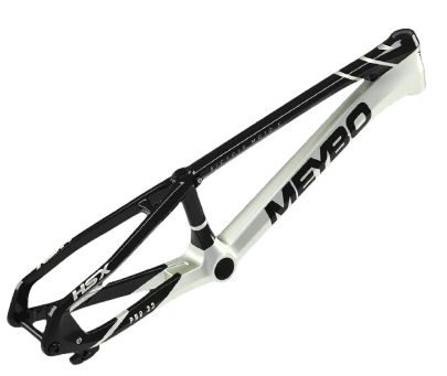 Meybo 2025 HSX Carbon Bmx Race Frame Black/Pearl White