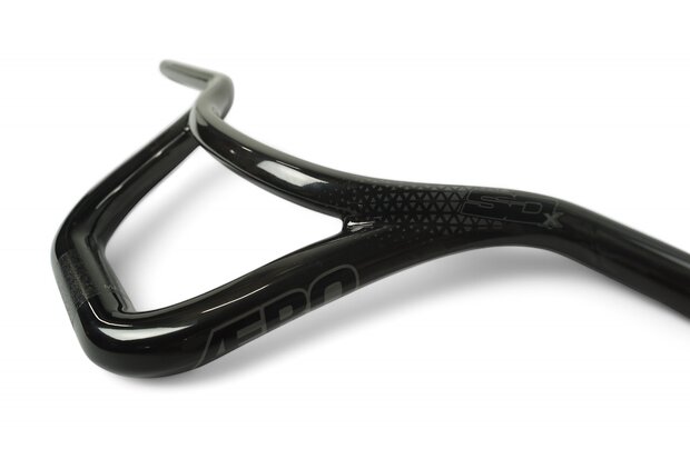 SD-X Aero Carbon Handlebar 7.25" Black 