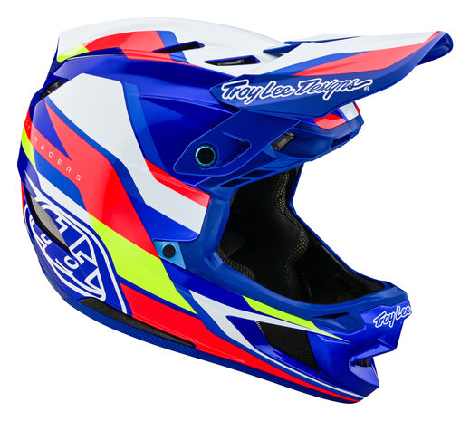 TLD D4 Composite Helm Omega White/Blue 2024