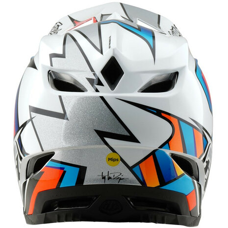 TLD D4 Composite Helm Frames White / Silver 2025