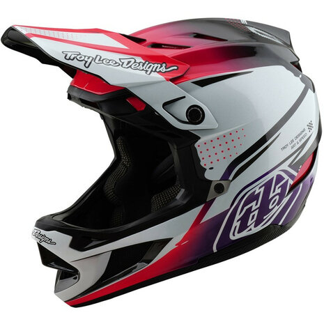 TLD D4 Carbon Helm Drip White 2025