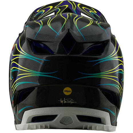 TLD D4 Carbon Helm Torched Black/Purple 2025