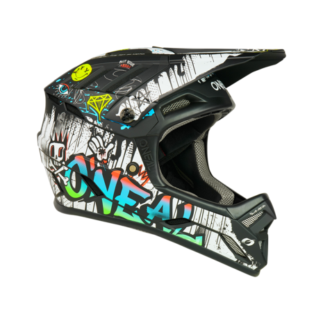 O'Neal Backflip Helm Rancid Black/White 