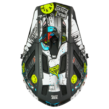 O'Neal Backflip Helm Rancid Black/White 