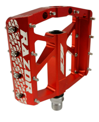 ICE Razor Pedals Red