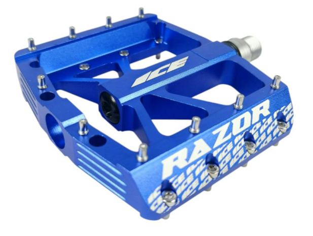 ICE Razor Pedals Blue