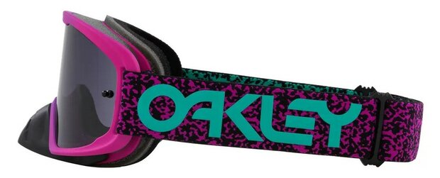 Oakley O Frame Goggle 2.0 Pro MX Celeste Purple Viper Room - Lens Dark Grey